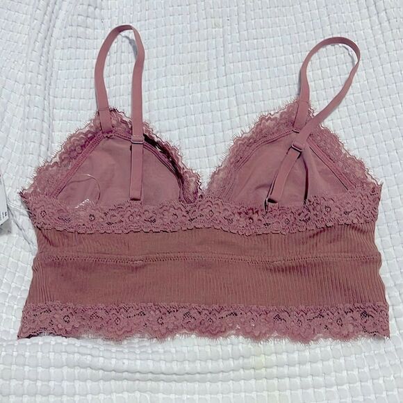 Aerie- S. Ribbed Lace Bralette - NWT - Picture 2 of 7